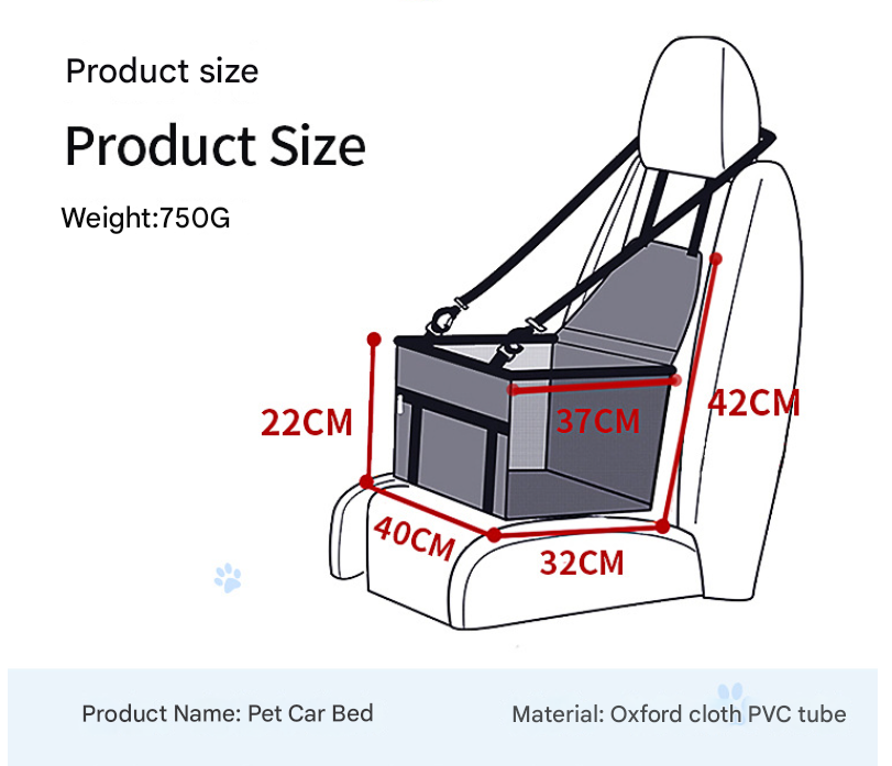 Pet Car Seat-Portable for dogs and cats