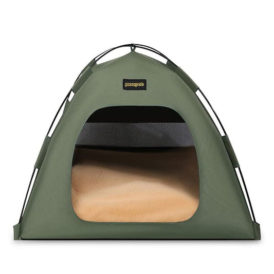 All-Weather Portable Pet Tent with Dual-Sided Cushion & Insect-Proof Mesh – L Size 60 x 60 x 50 cm, Waterproof & Sun-Proof Outdoor Four Corner Dome Kennel for Dogs Travel Camping