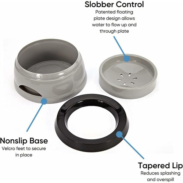 Dog water bowl spill proof good for travel