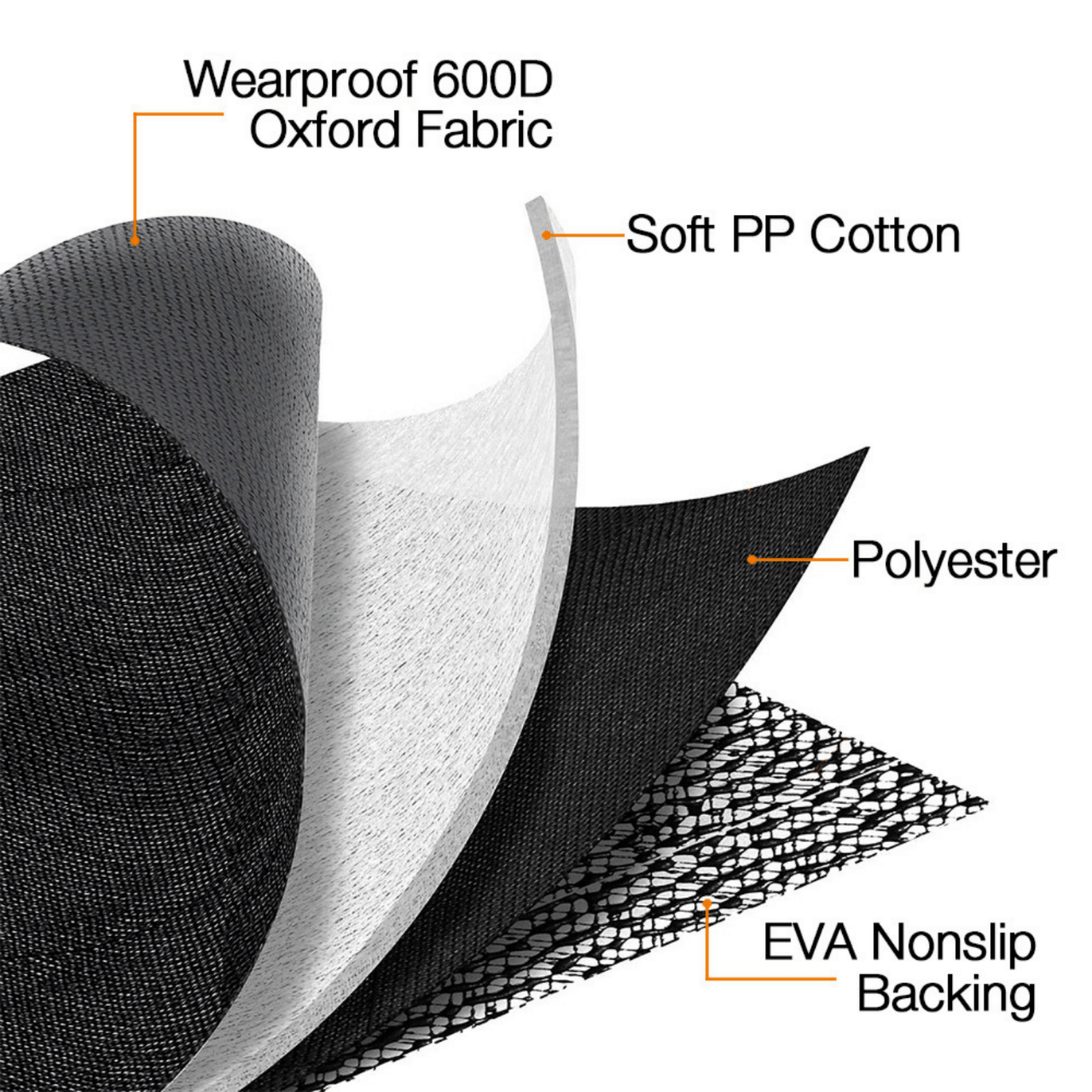Dog car seat cover with mesh window
