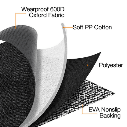 Dog car seat cover with mesh window