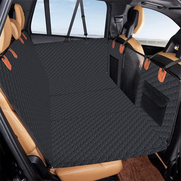 Black Pawfect Friend Hard Bottom Car Back Seat Extender & Hammock for Dogs