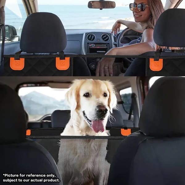 Black Pawfect Friend Hard Bottom Car Back Seat Extender & Hammock for Dogs