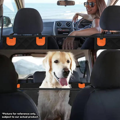 Black Pawfect Friend Hard Bottom Car Back Seat Extender & Hammock for Dogs