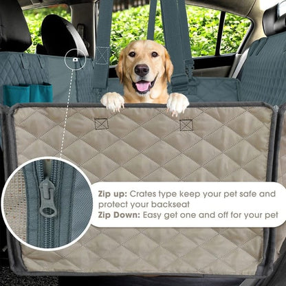 Heavy Duty Dog Car Seat Cover with Side Flaps