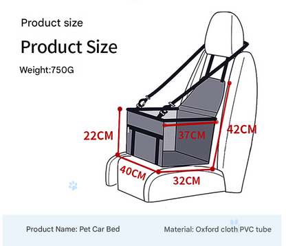 Pet Car Seat-Portable for dogs and cats