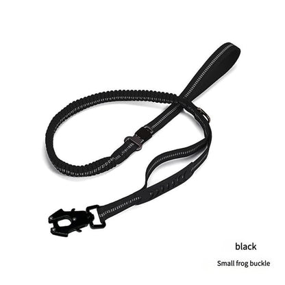 Shock Absorbing Dog Leash with Reflective Stitching - 135cm for Small to Large Dogs