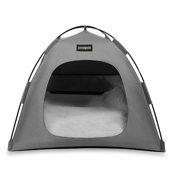 All-Weather Portable Pet Tent with Dual-Sided Cushion & Insect-Proof Mesh – L Size 60 x 60 x 50 cm, Waterproof & Sun-Proof Outdoor Four Corner Dome Kennel for Dogs Travel Camping