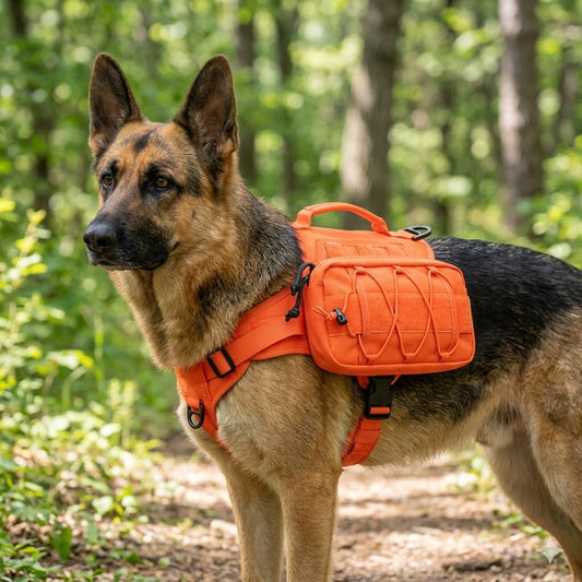 Dog saddle bag-Orange