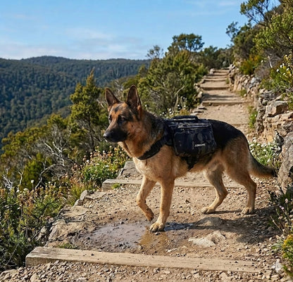 Dog Saddle Bag Backpack Camouflaged