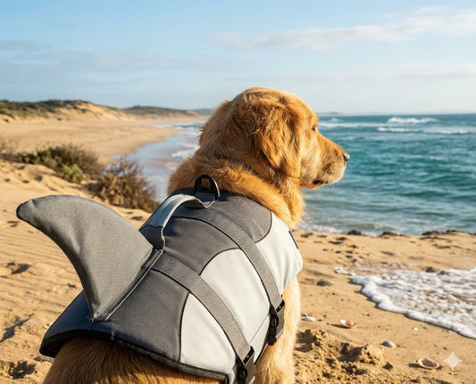 Dog Life Vest -character -Shark Fin